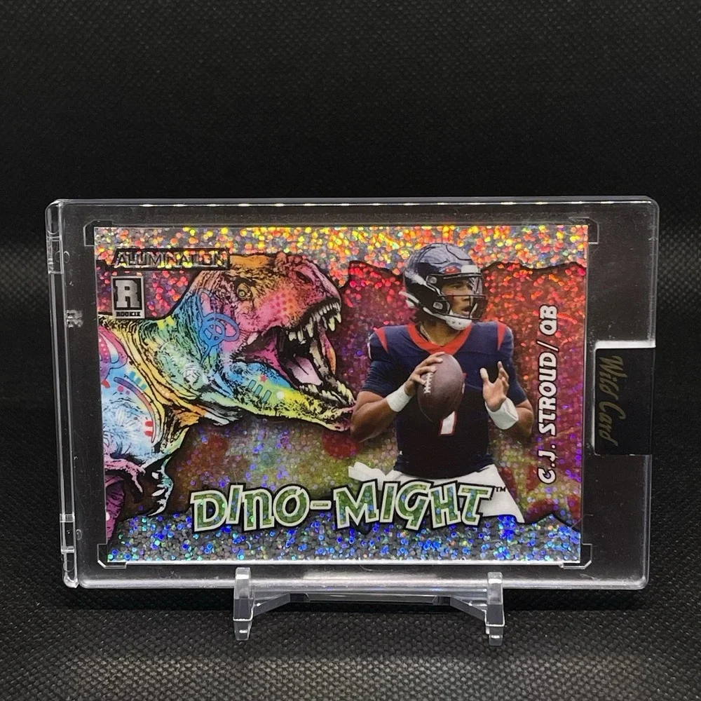 2023 Wild Card Alumination Rainbow Rookie Dino-Might C.J. Stroud #AD-CS 6/25 RC
